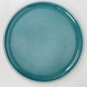 Russel Wright Steubenville American Modern Plate 10" Seafoam Blue Green Vintage